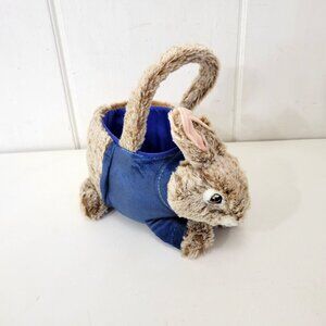 Dan Dee Peter Rabbit Plush Bunny Basket With Handle
